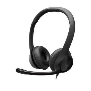 Imagem de Fone de ouvido com fio Logitech H390 Stereo com microfone USB com cancelamento de ruído