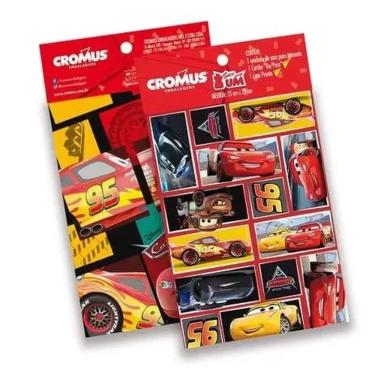 Imagem de Saco para Presente Carros Sortido 45x59cm Cromus Laminado