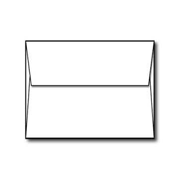 Imagem de Envelopes brancos A2 – Aba quadrada – Embalagem com 250 envelopes – Envelopes de marca de materiais de edição de mesa