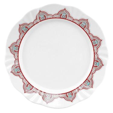 Imagem de Kit 10 Pratos De Sobremesa Soleil Talismã Oxford Porcelana 23cm