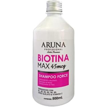 Imagem de Shampoo Force Biotina Max - 500ml: Crescimento Capilar e Revitalização dos Fios