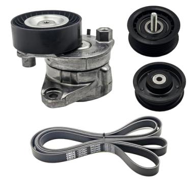 Imagem de AMCC Kit de correia dentada de tensores de transmissão compatível com Mercedes-Benz M272 06-11 GLK350 E550 E350 CLK350 GL450 GL550 SLK300 C280 CLS550 S550 SL550 R350 Substitui: 2722000 0270