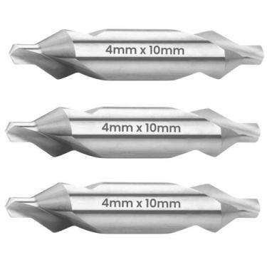 Imagem de Kit Broca de Centro 4mm x 10mm HSS - IRVEN