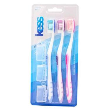 Imagem de Escova Dental Kess Plus Leve 3 Pague 2 - 2083