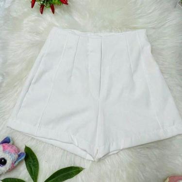 Imagem de Belala Moda Short novo feminina com zíper na esquerda sem bolso e sem 