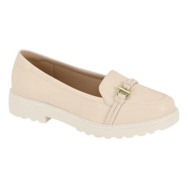 Imagem de Modare - Sapato Mocassim Oxford Ultra Conforto Tratorado Modare 7357.117 - Creme - 34 BR