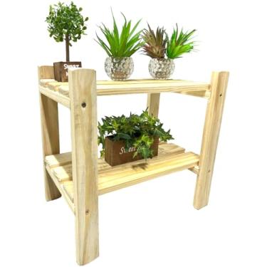 Imagem de Floreira Vertical de Chão Jardim Madeira Pinus Plantas