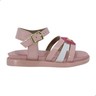 Imagem de Sandália Bebê Molekinha Florzinha Rosa