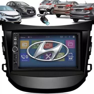 Imagem de Central Multimidia Hb20 Camera Moldura Bluetooth Usb Espelhamento - Fi