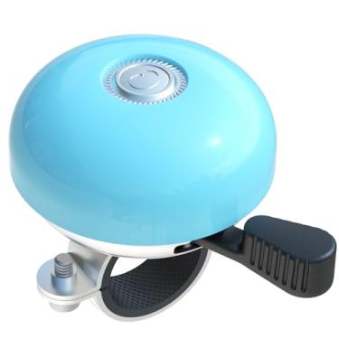 Imagem de Greallthy Sino de bicicleta clássico sino de bicicleta para cruzeiro de praia anel de bicicleta sino com sinos de som alto para guidão de bicicleta de montanha de estrada adultos crianças