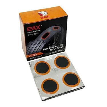 Imagem de PAX 96 peças 32 mmØ remendos de tubo de pneu interno redondo, patch de reparo de pneu plano de perfuração para bicicleta, motocicleta, scooter, BMX, ATVs, flutuação de rio, borracha inflável,