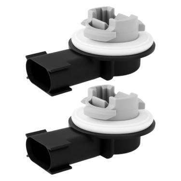 Imagem de YINETTECH 2 peças de soquete de lâmpada traseira de 3 pinos 68226719AA compatível com Dodge Ram 1500 2009-2020