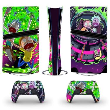 Imagem de PEYANZ Vinyl Skin Compatible with PS5 | HD Print, Scratch Resistant, Bubble-Free Application (Pro-Digital Edition, R1ck&M0rty)