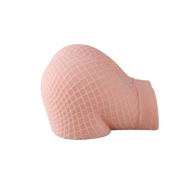 Imagem de Masturbador Masculino Formato Bunda Realista Com Vagina e Ânus Penetráveis, possui toque macio e detalhe na textura de meia arrastão