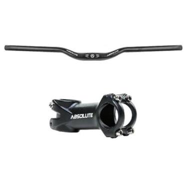 Imagem de Kit Guidão 720x31.8mm e Mesa Suporte 80mm Bicicleta MTB Alumínio Absol