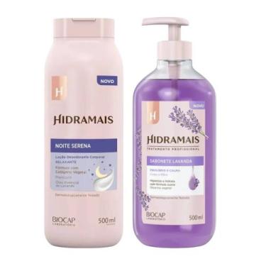 Imagem de Kit Hidramais 1 Creme Corporal Noite Serena 500ml 1 Sabonete Lavanda 5