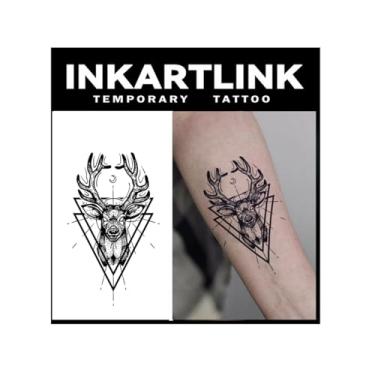 Imagem de INKARTLINK Tattoo Tech, 2 Folhas De Tatuagem Semipermanente Grande, Tatuagens Temporárias Com Design Artístico Para Adultos, Duram 1 A Semanas, À Prova D'Água, Aparência Realista, Sem Adesivo, Refle