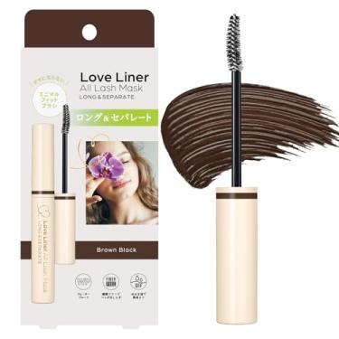 Imagem de LoveLiner Máscara De Cílios À Prova D'Água Loveliner, Resistente A Suor, Sebo E Lágrimas, Pincel Curvo Preciso Sem Fibras, Maquiagem Japonesa Para Os Olhos Com Sérum Beleza, 30 G, Marrom Preto