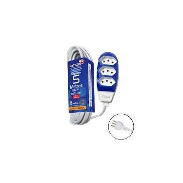 Imagem de Extensão elétrica 3x0,75mm 5M NATICON