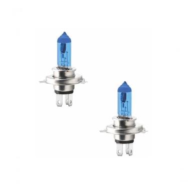 Imagem de Par De Lampadas Halogena Super Brancas Code-tech One 12v H4