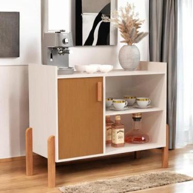 Imagem de Balcão Café 1 Porta Tarragona Off White Cedro - CASA H