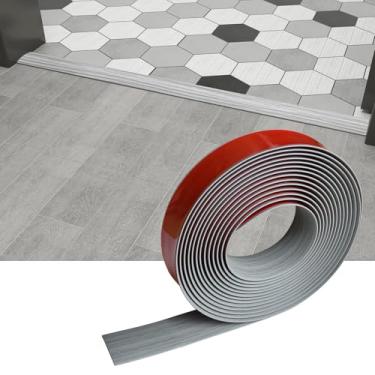 Imagem de HJ HUAJ Faixa De Transição Plana Para Piso/Porta E Acabamento Borda Vinil Autoadesivo - Junção Cobertura Vãos Laminados