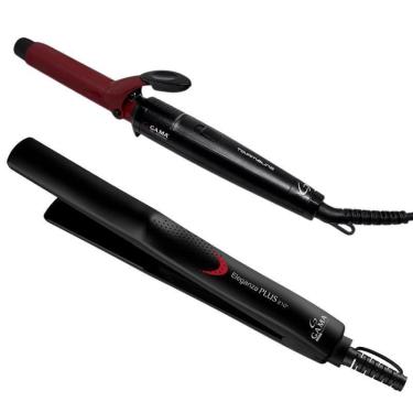 Imagem de Kit Gama Chapinha Prancha Alisadora + Modelador De Cachos