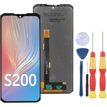 Imagem de SiuVorZhi Visor LCD compatível com DOOGEE S200 Display LCD Touch Screen Assembly Peças de reposição com ferramentas.