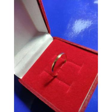 Imagem de Alianças Ouro 18 Kilates Boleada Noivado e Casamento Ouro 18 Kilates U