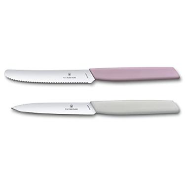 Imagem de Conjunto Facas Victorinox Swiss Modern Edição Limitada - 2 Unidades - Rosa e Cinza - 6.9096.2l2