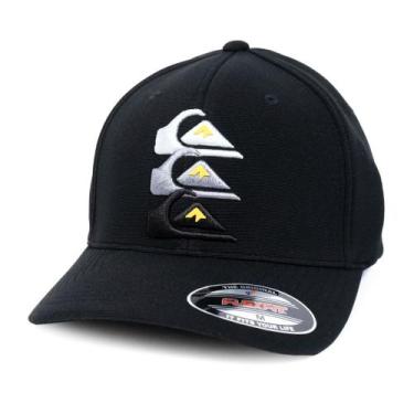 Imagem de Boné Quiksilver Emb Three Logo, M, Preto