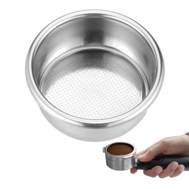 Imagem de Cesta de filtro portátil de 54 mm não pressurizada, cesta de filtro de café de aço inoxidável, cestos de filtro, peças de máquina para acessórios de máquina de café