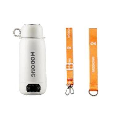 Imagem de ＫＬＫＣＭＳ Chaleira Elétrica Portátil Pequena Chaleira Elétrica com Tampa Dupla Mantém a Temperatura Aquecida