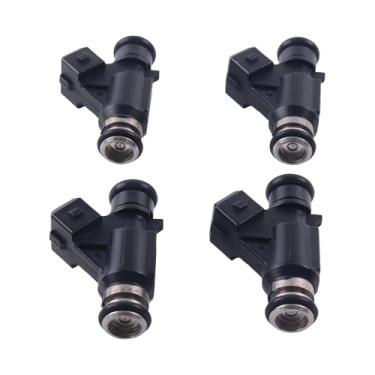 Imagem de Yeasliy 4 injetores de combustível 892123001 892123002 compatíveis com Mercury Marine 30 40 50 60 HP EFI motor de popa 4 tempos 2002-2010