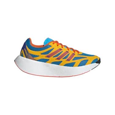 Imagem de adidas Tênis masculino Adizero Aruku com cadarço casual - azul, amarelo, Azul, amarelo., 39