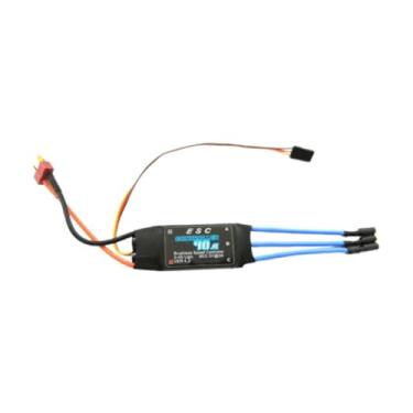 Imagem de Kokiya Controlador de motor sem escova para drone, peças de controle de velocidade elétrica, substituição de helicóptero rc, esc sem escova para brinquedo, 40a Banana T
