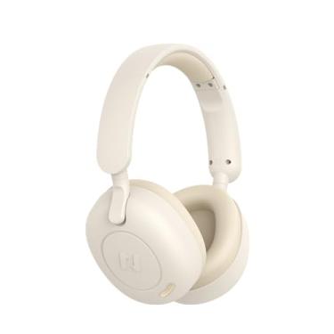 Imagem de havit H655BT - Auriculares híbridos com cancelamento ativo de ruído, auriculares de áudio de alta resolução, cancelamento de ruído, 76 horas, tempo de reprodução, 7 modos de equalização através（Bege）