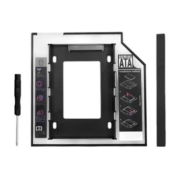 Imagem de Case Adaptador Caddy 9.5mm Para Hdd Ou SSD 2.5 Em Notebook