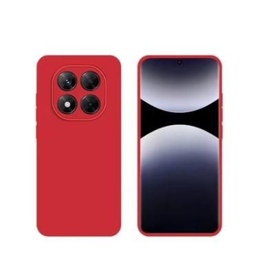 Imagem de Capa Protetora Para Redmi Note 14 Pro 5g / Poco X7, Vermelho