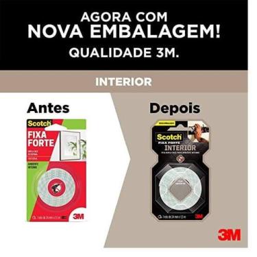 Imagem de Fita Dupla Face Fixa Forte Interior 12 mm X 1,5 m (500g) - 3M
