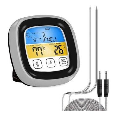 Imagem de Termômetro Digital De Carne Touch Inoxidável Churrasco