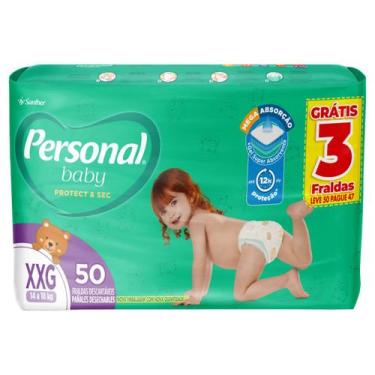 Imagem de Fralda Personal Baby Protect & Sec XXG 50 Unidades
