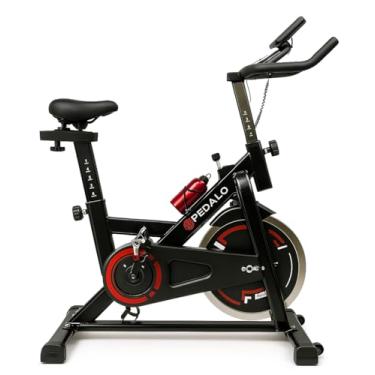 Imagem de Bicicleta Ergométrica Spinning PedaloFit Pro - 20Kg Roda de Inércia, Ajuste de Intensidade e Monitor Digital para Exercícios em Casa ou Academia- Cardio Fitness e Emagrecimento