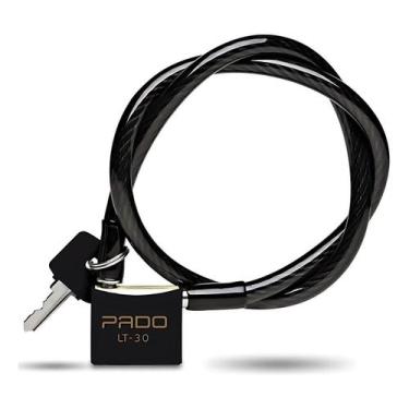 Imagem de Cadeado para Bicicleta PADO 30/600 SM-LT30 Preto - 000014