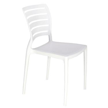 Imagem de Cadeira Sofia Em Polipropileno E Fibra De Vidro Branca Tramontina