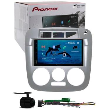 Imagem de Multimídia Pioneer DMH-145BR Gol Saveiro Parati G4 Bluetooth USB + Câmera Ré - Preto ou Prata