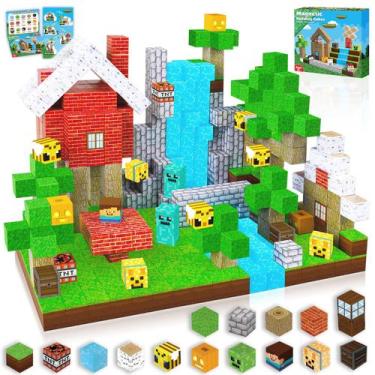 Imagem de Blocos de construção magnéticos Annexfun 100PCS para crianças de 3 ano