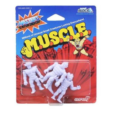 Imagem de Bonecos de ação Masters of the Universe M.U.S.C.L.E., pacote com 3