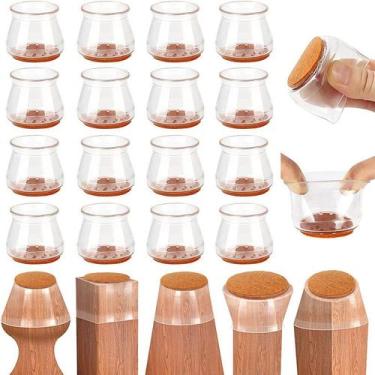 Imagem de Kit 8 Protetores Para O Pé Da Cadeira E Mesa De Silicone (g) - Importa