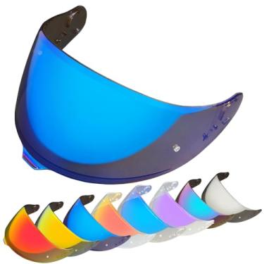 Imagem de YMTSGEQ Viseira De Reposição Para Capacete Gt-Air 3. Proteção Uv Rosto Cns-1C Compatível Com (Revo Deep Blue)